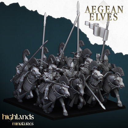 Mounted Lances - Aegean Elves