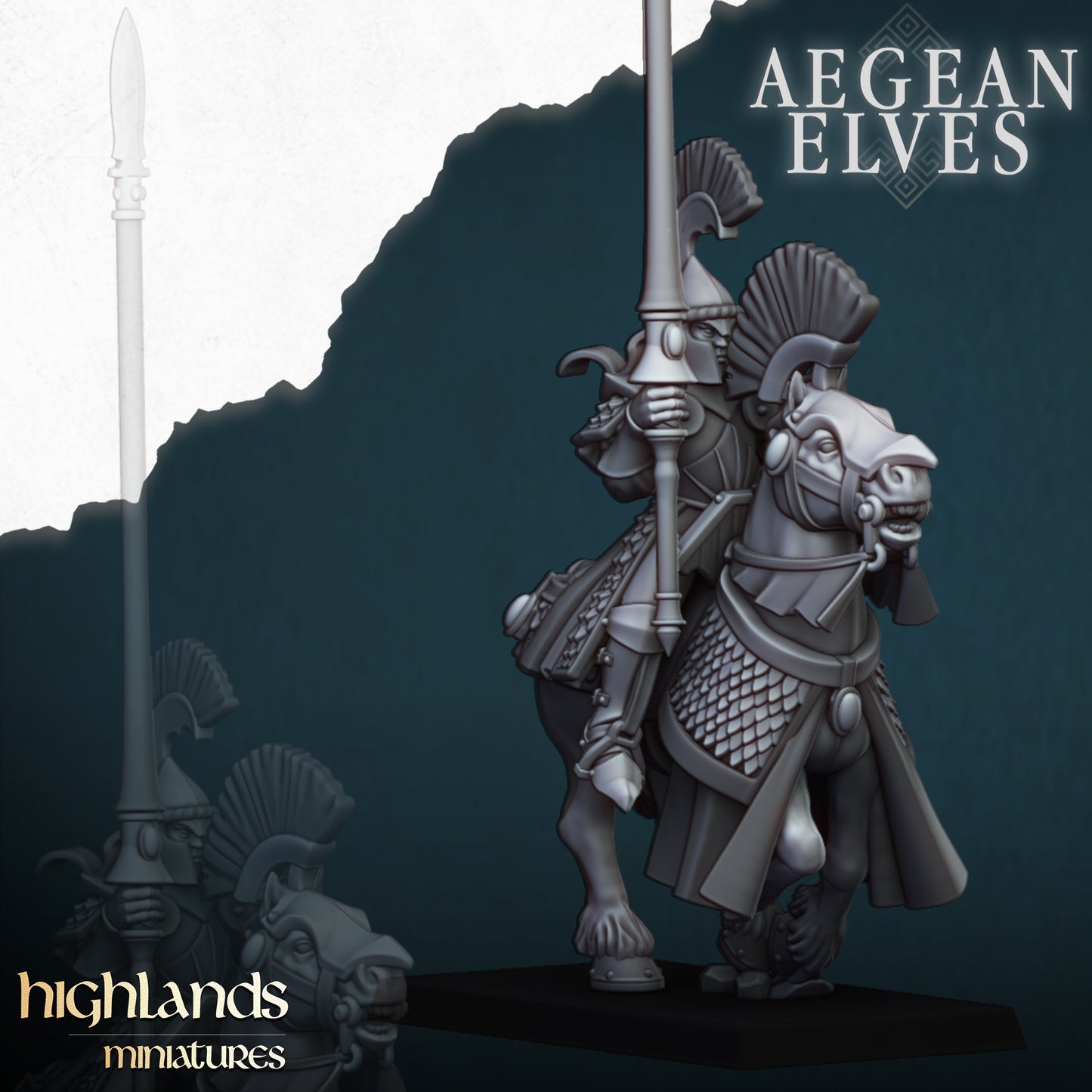 Mounted Lances - Aegean Elves