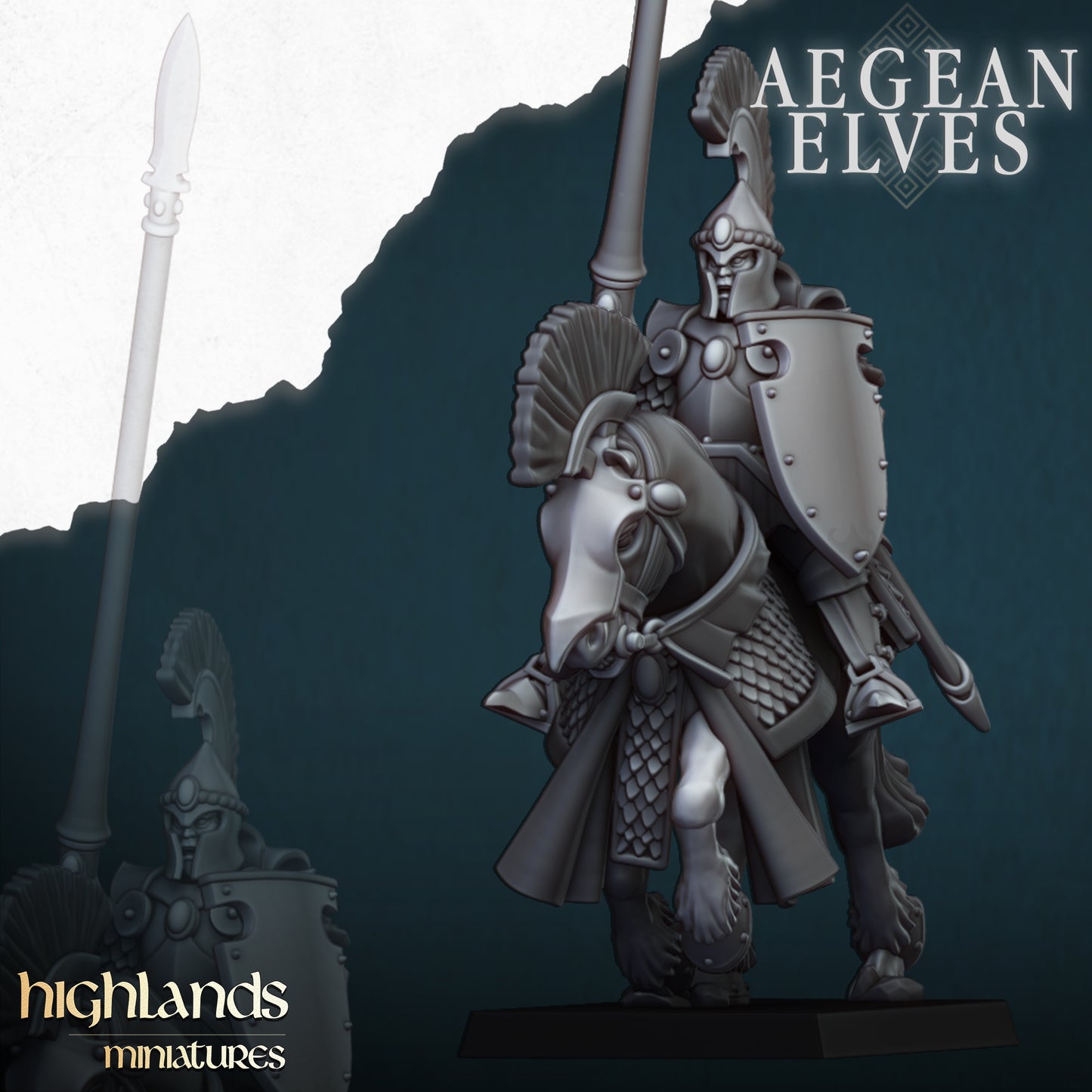 Mounted Lances - Aegean Elves