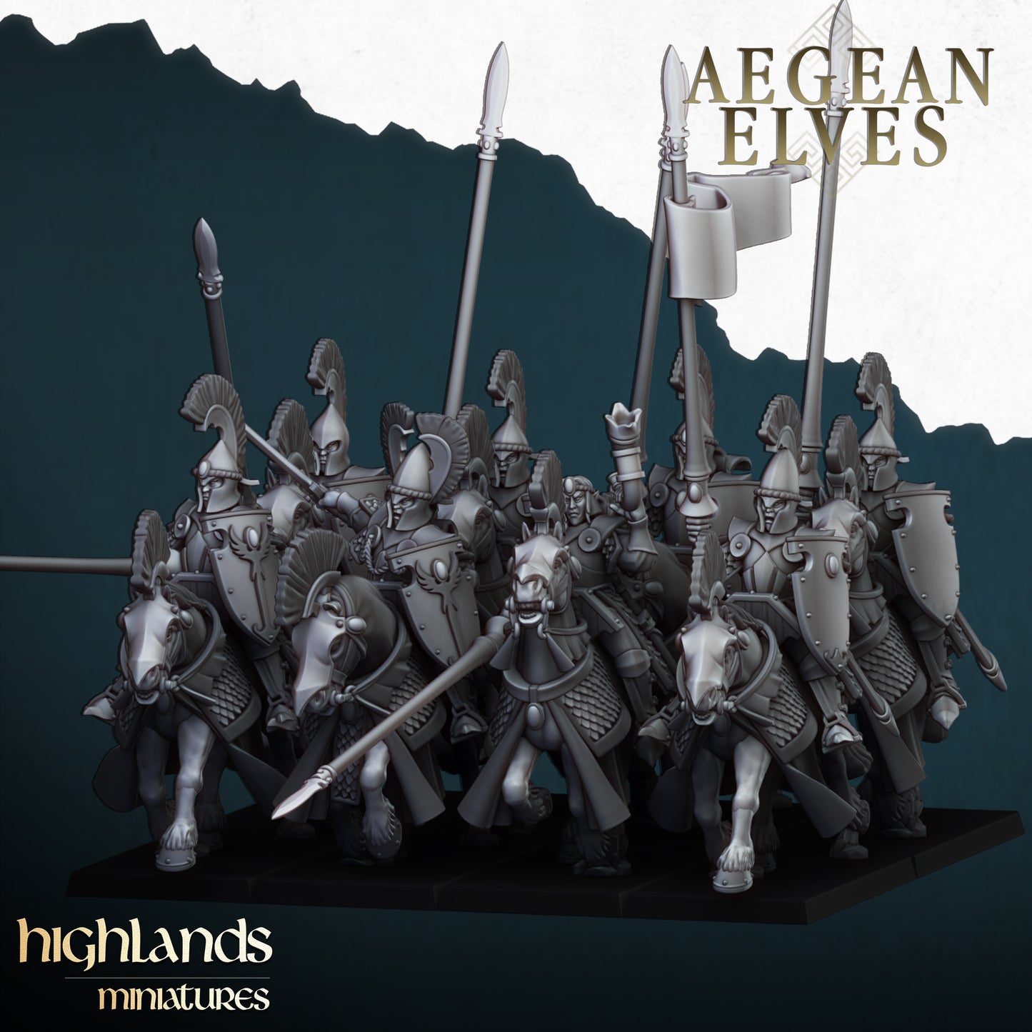 Mounted Lances - Aegean Elves