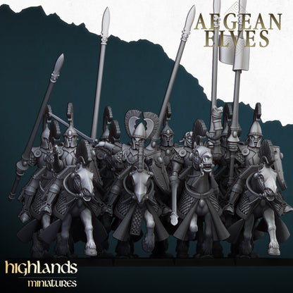 Mounted Lances - Aegean Elves