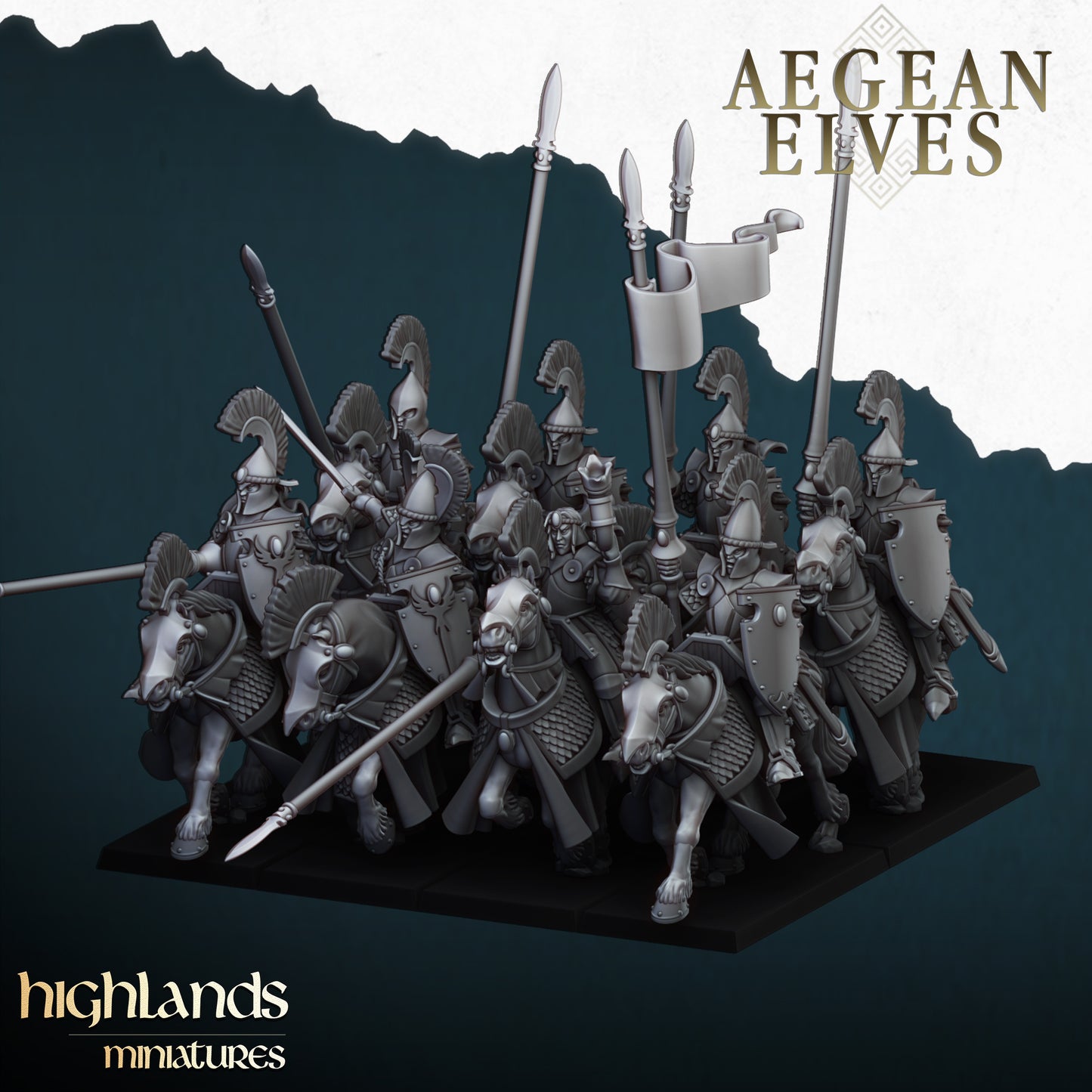 Mounted Lances - Aegean Elves