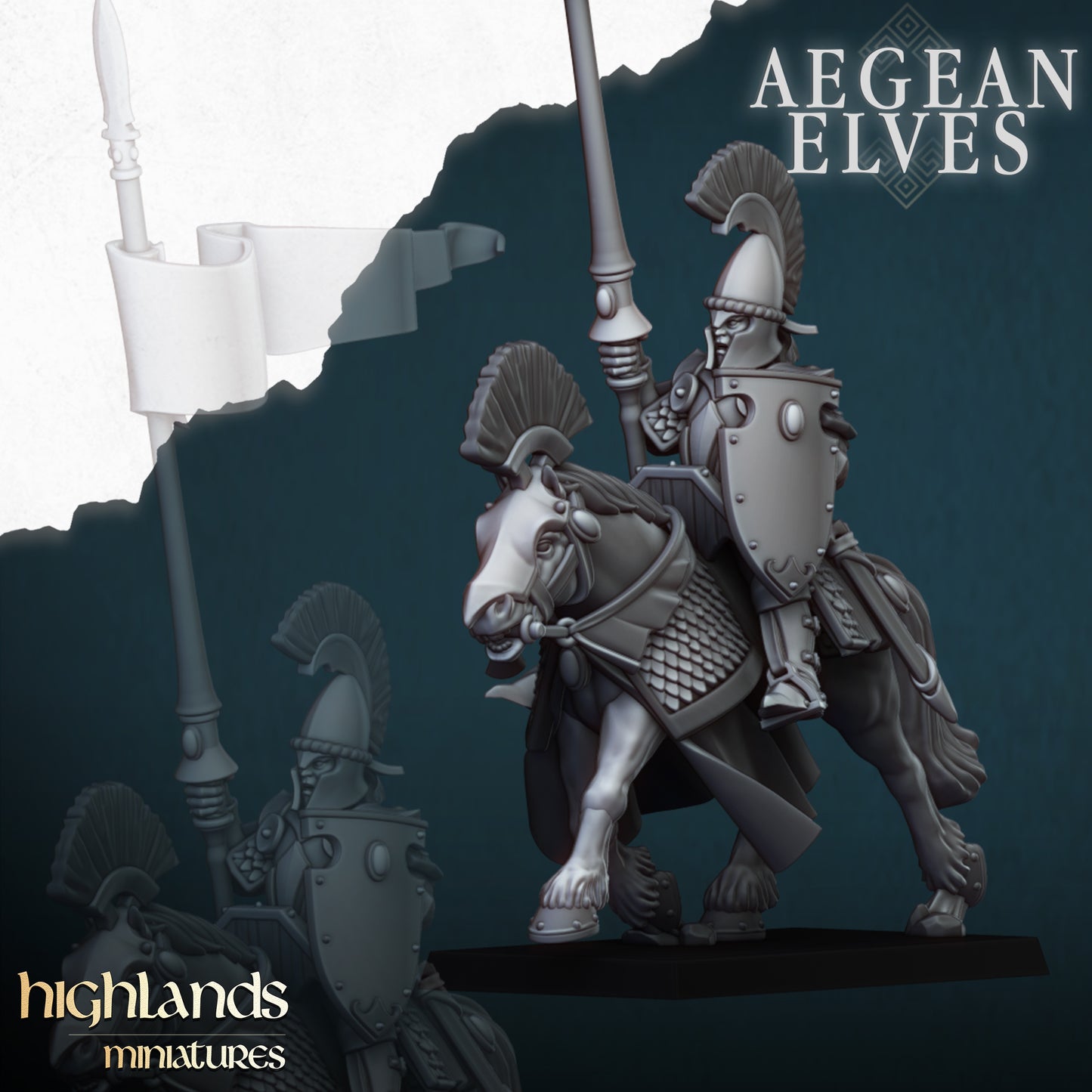 Mounted Lances - Aegean Elves