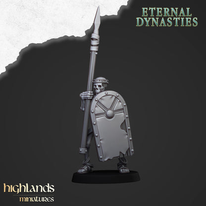 Ancient Skeletons with Spears - Eternal Dynasties