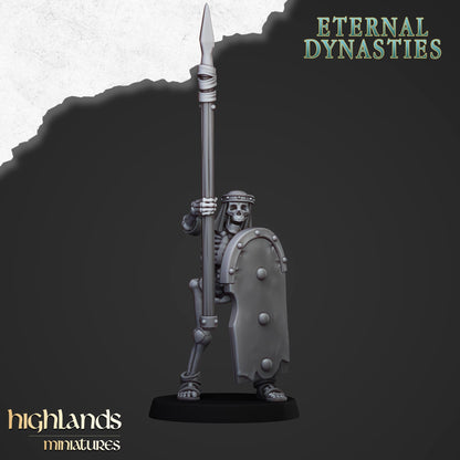 Ancient Skeletons with Spears - Eternal Dynasties