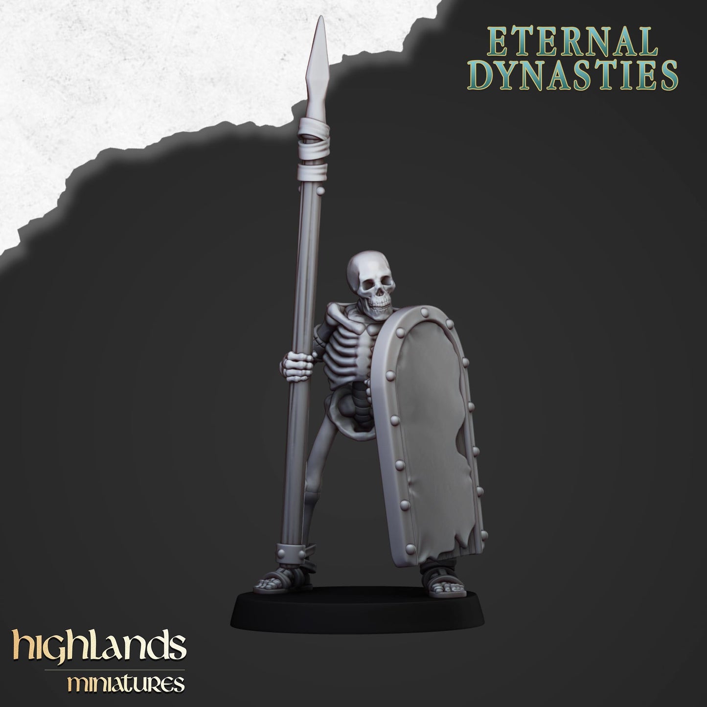 Ancient Skeletons with Spears - Eternal Dynasties