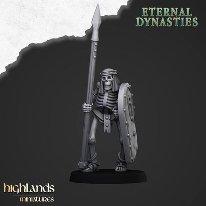 Ancient Skeletons with Spears - Eternal Dynasties