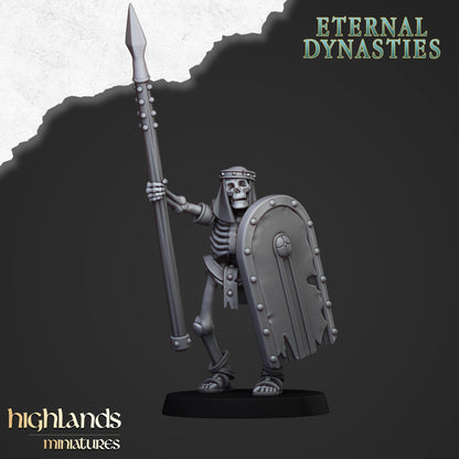 Ancient Skeletons with Spears - Eternal Dynasties