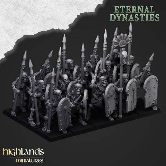 Ancient Skeletons with Spears - Eternal Dynasties