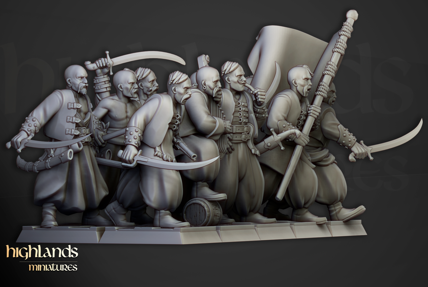 Harbor Cossacks with Swords - Harbor Cossacks