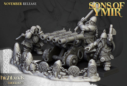 Dwarf Organ Gun - Sons of Ymir