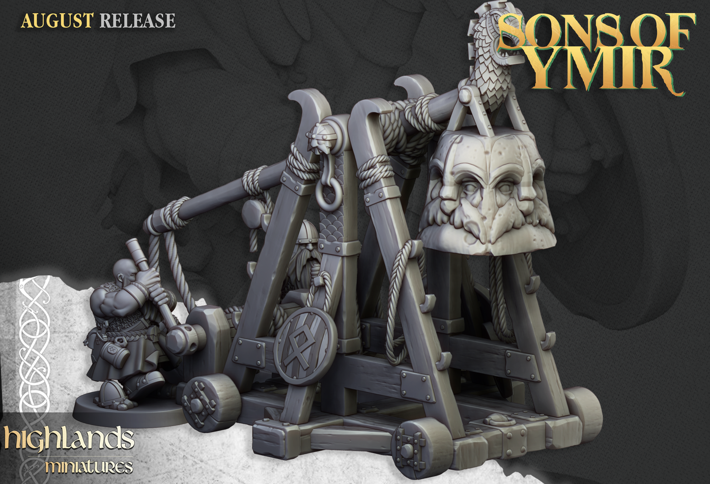 Dwarf Catapult - Old Siege Engines - Sons of Ymir