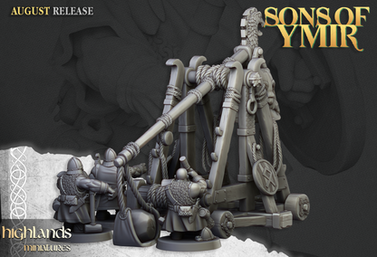 Dwarf Catapult - Old Siege Engines - Sons of Ymir