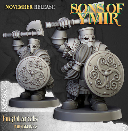 Dwarf Huscarls - Sons of Ymir