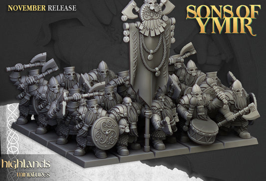 Dwarf Huscarls - Sons of Ymir