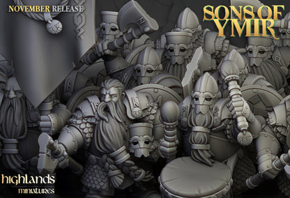 Dwarf Huscarls - Sons of Ymir