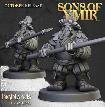 Dwarf Pikemen - Sons of Ymir