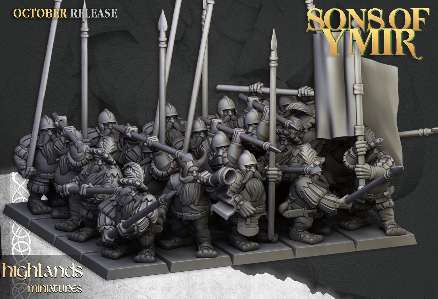 Dwarf Pikemen - Sons of Ymir