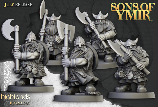 Dwarf Warriors with 2h weapons - Sons of Ymir