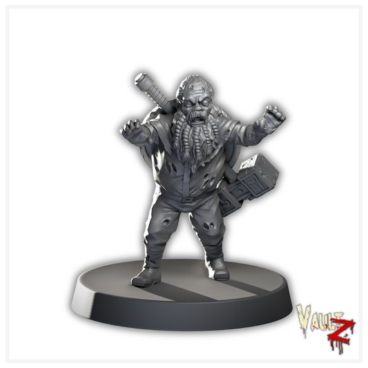 Dwarf Warrior Zombie