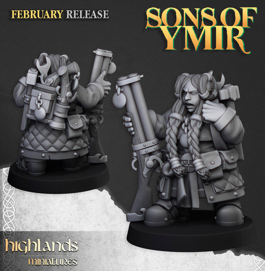 Female Dwarf Engineer - Sons of Ymir