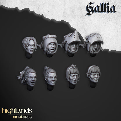 Female Gallia Heads - Gallia