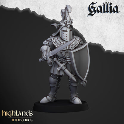 Knights of Gallia on Foot  - Gallia