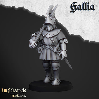 Knights of Gallia on Foot  - Gallia