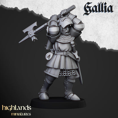 Knights of Gallia on Foot  - Gallia