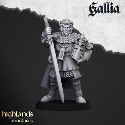 Knights of Gallia on Foot  - Gallia