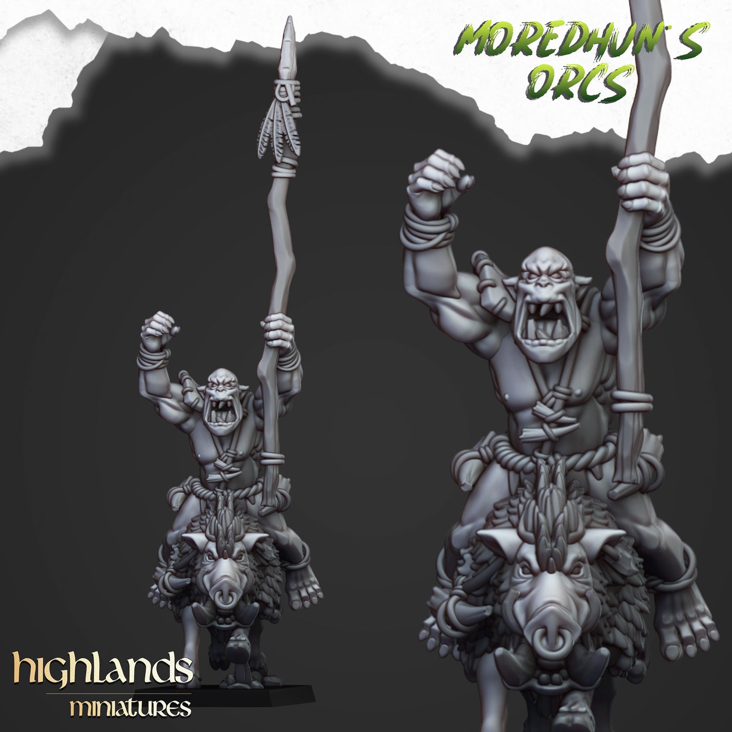 Mounted Cave Orcs - Moredhun's Orcs