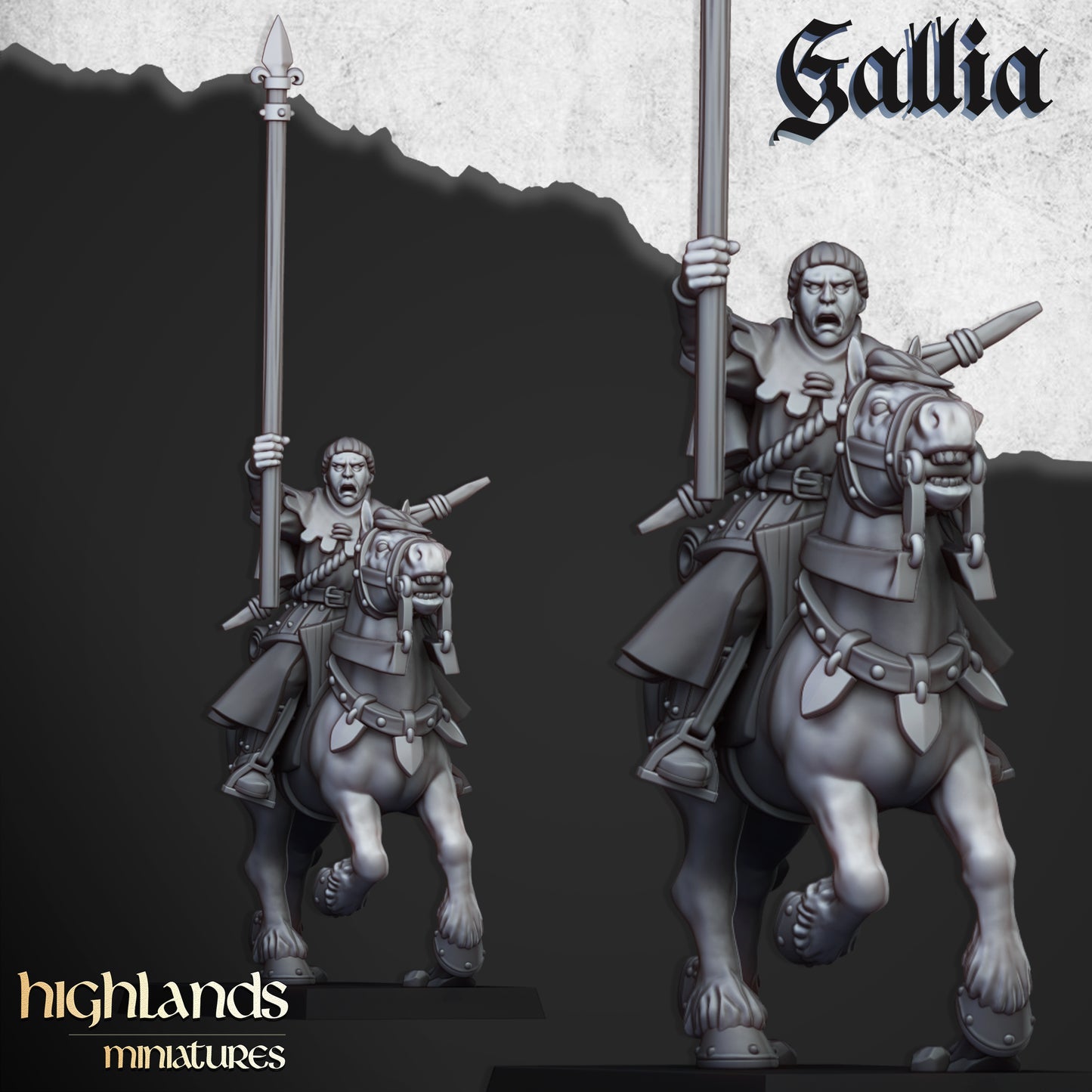 Mounted Men at Arms - Gallia