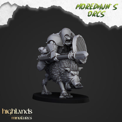 Mounted Orcs with Spears - Moredhun's Orcs