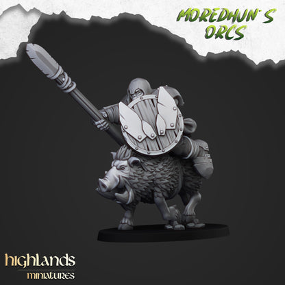 Mounted Orcs with Spears - Moredhun's Orcs