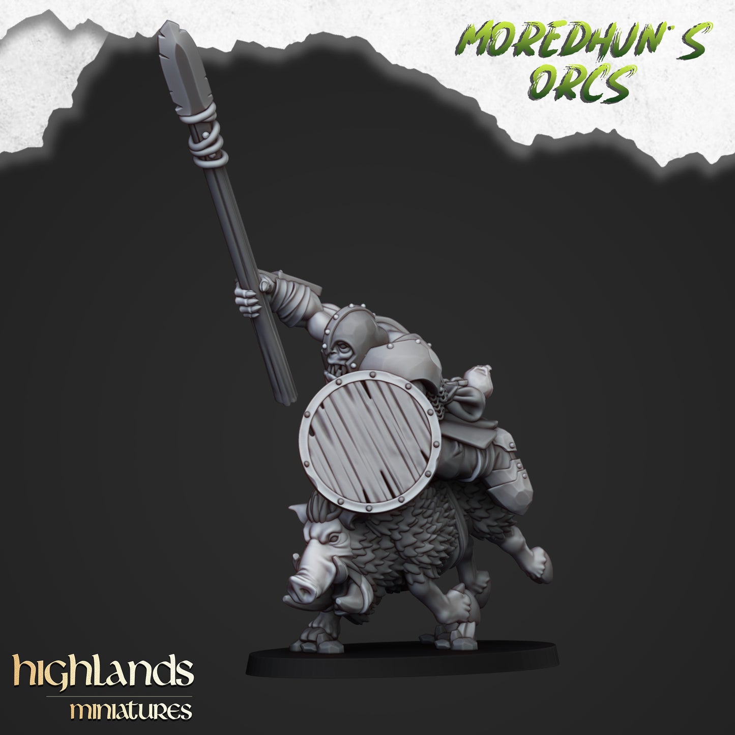 Mounted Orcs with Spears - Moredhun's Orcs