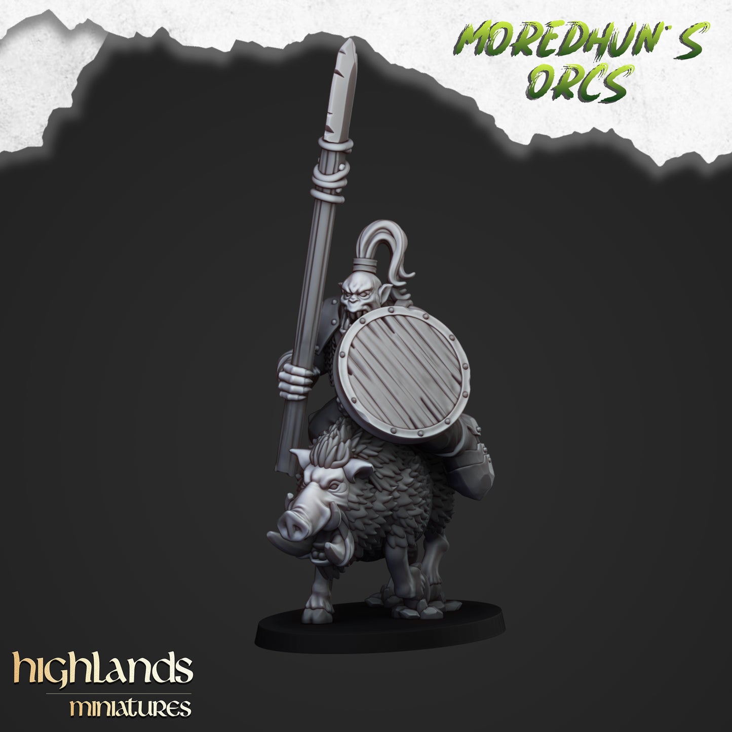 Mounted Orcs with Spears - Moredhun's Orcs