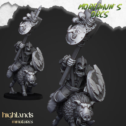 Mounted Orcs with Spears - Moredhun's Orcs