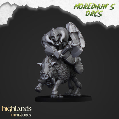 Mounted Orcs with Spears - Moredhun's Orcs