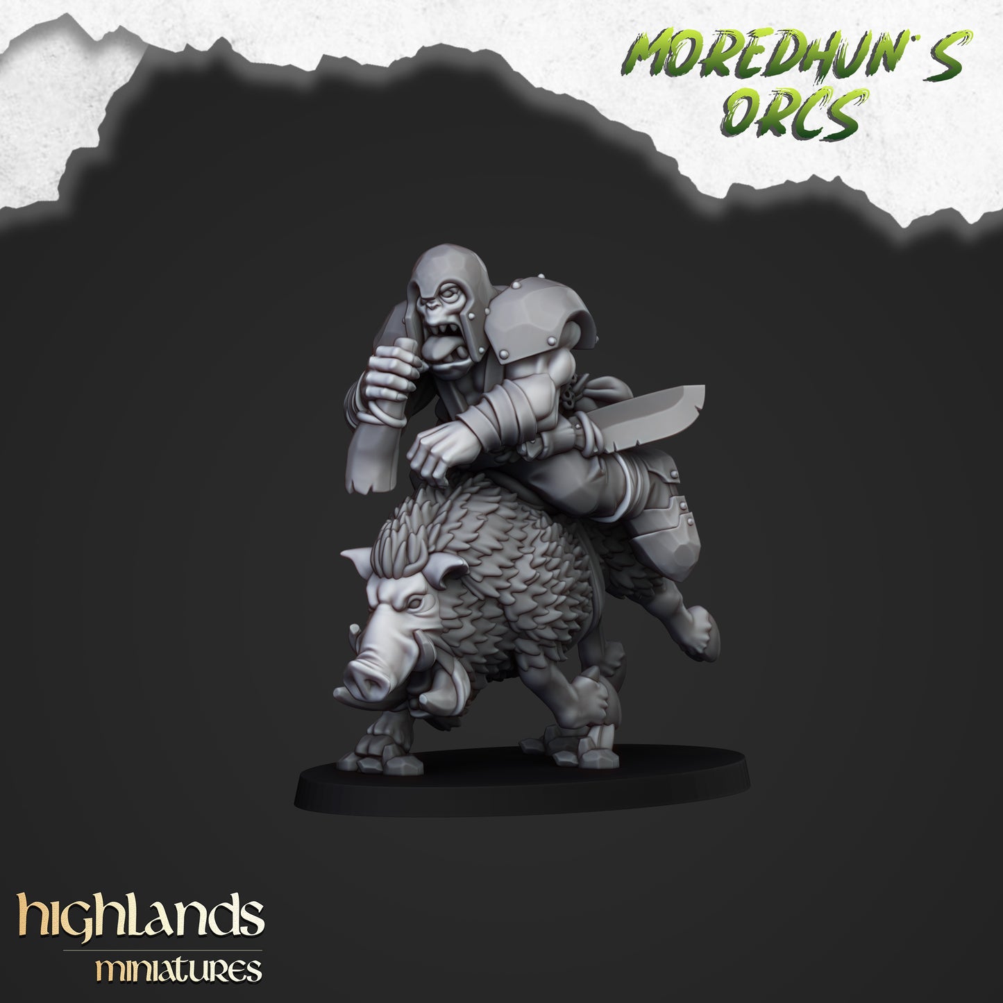 Mounted Orcs with Spears - Moredhun's Orcs