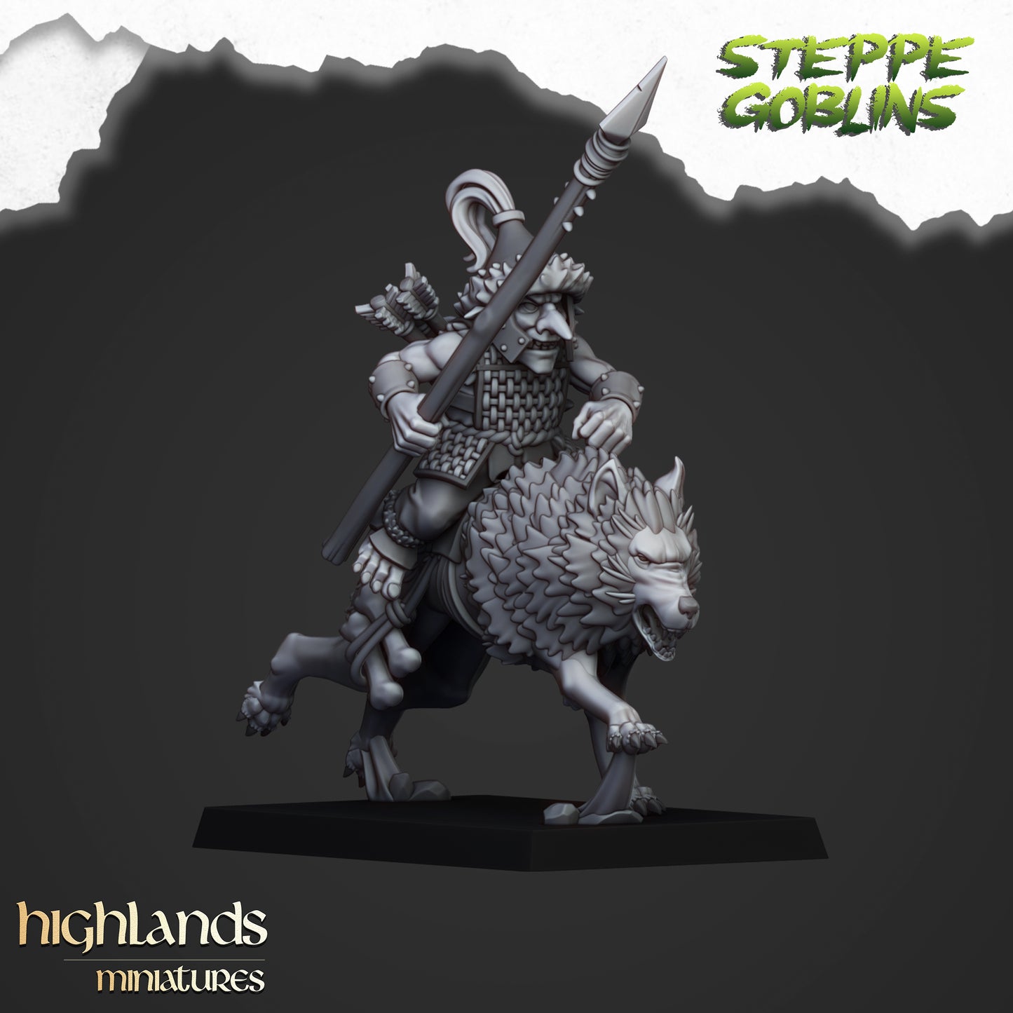 Mounted Steppe Goblins with Spears - Steppe Goblins