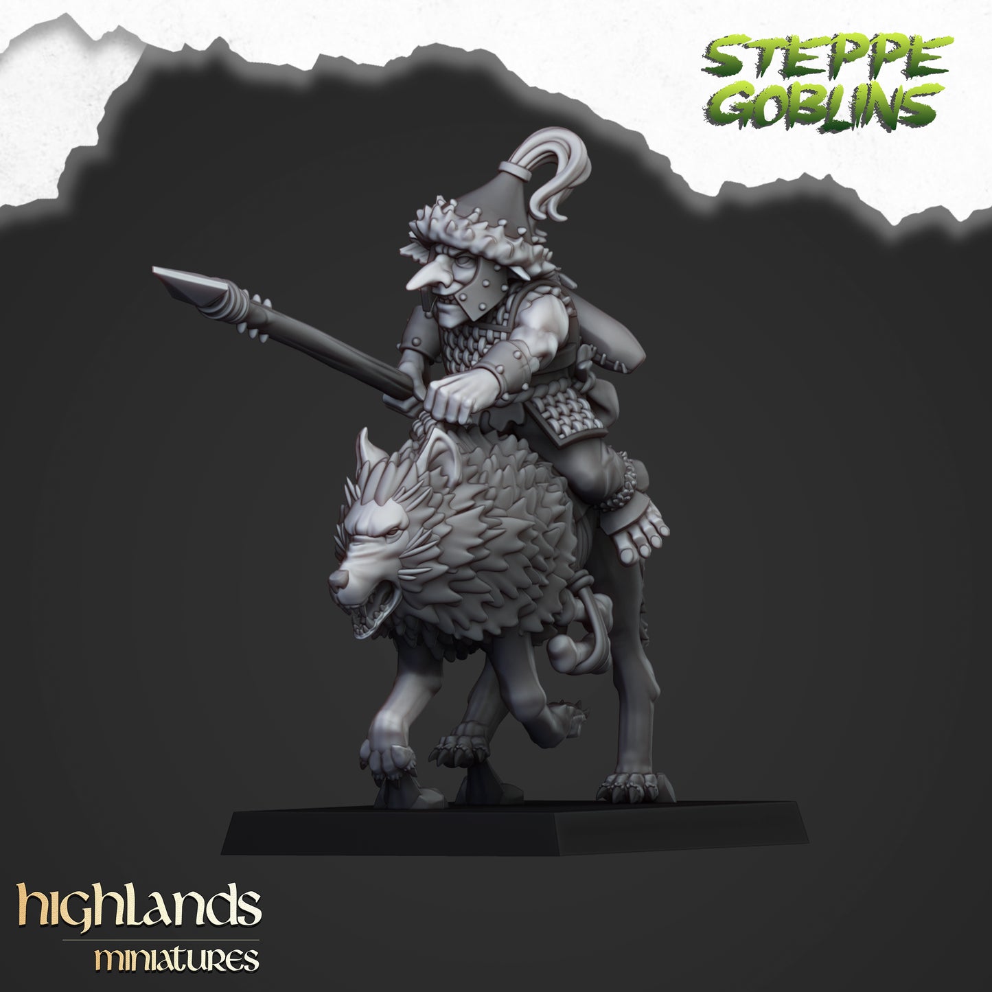 Mounted Steppe Goblins with Spears - Steppe Goblins