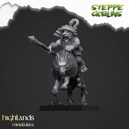 Mounted Steppe Goblins with Spears - Steppe Goblins