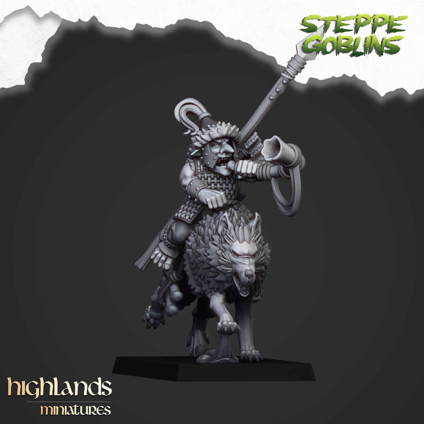 Mounted Steppe Goblins with Spears - Steppe Goblins