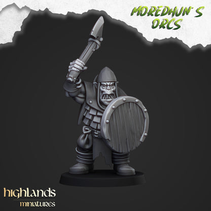 Orc Warriors (1h weapon or spear) - Moredhun's Orcs