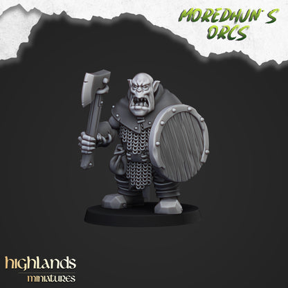 Orc Warriors (1h weapon or spear) - Moredhun's Orcs