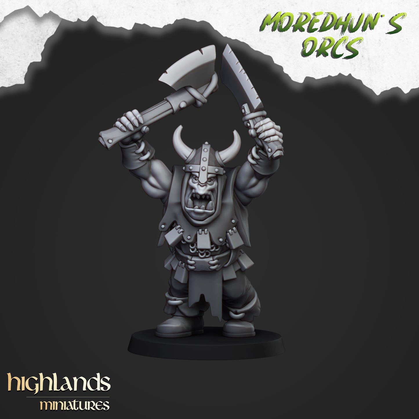 Orc Warriors (1h weapon or spear) - Moredhun's Orcs