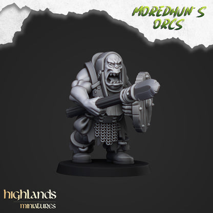 Orc Warriors (1h weapon or spear) - Moredhun's Orcs