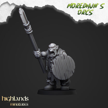 Orc Warriors (1h weapon or spear) - Moredhun's Orcs