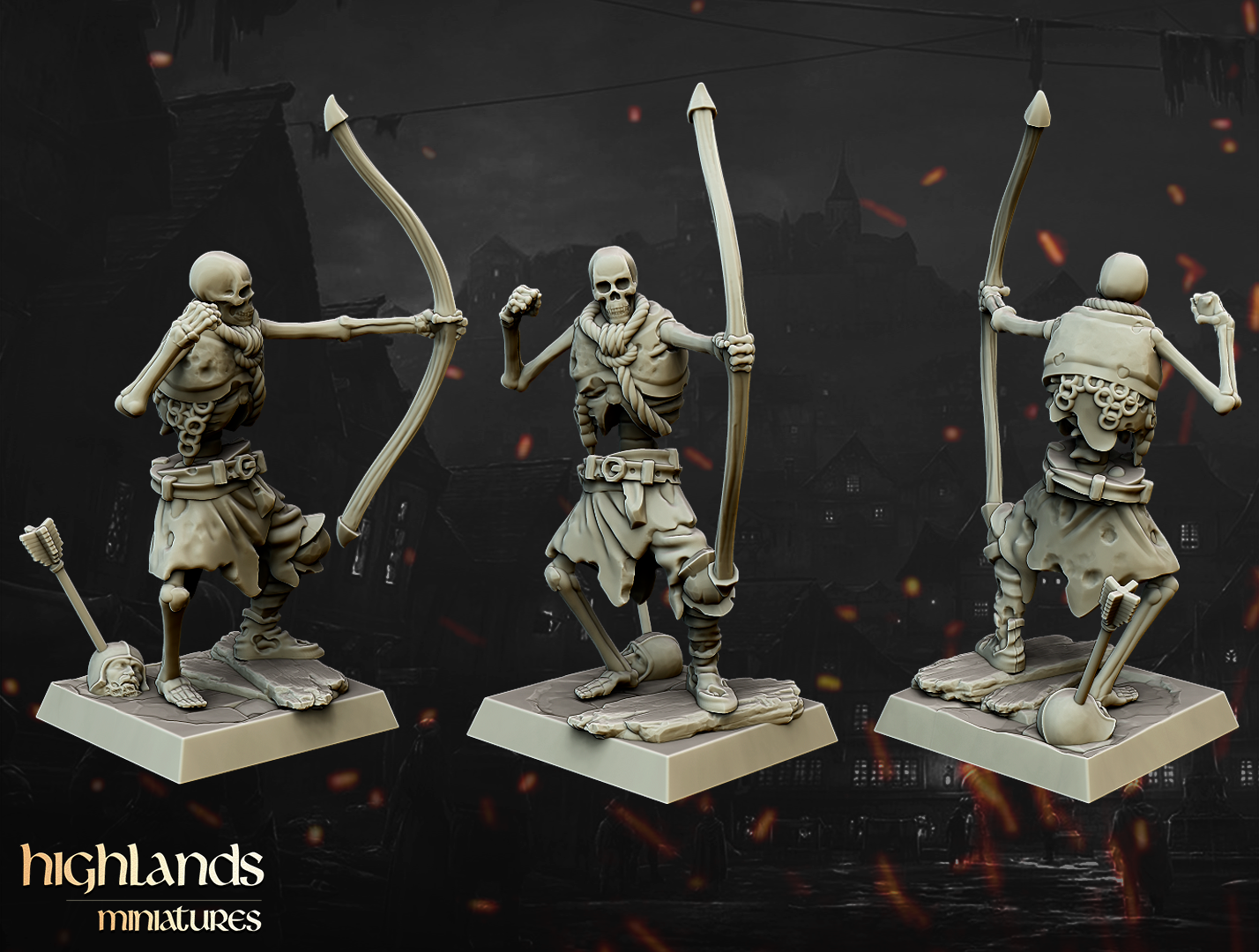 Undead Archers - Highlands Miniatures