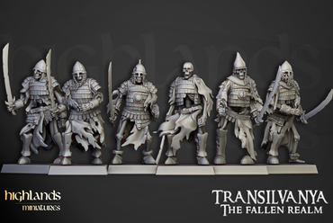 Skeleton Boyar Guards with Swords - Transilvanya - The Fallen Realm